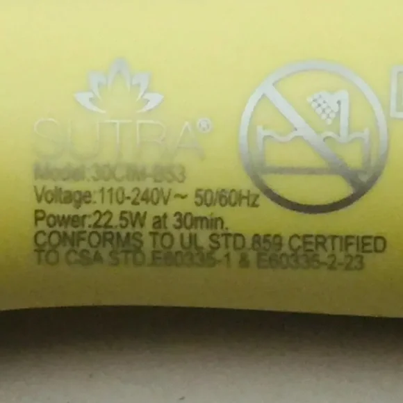 Mini Tourmaline Ceramic Curling Iron (3/4". 19mm) - Picture 10 of 12